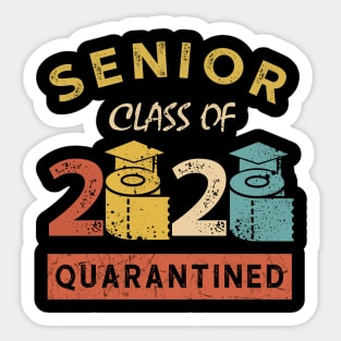 Senior 2020 Class Of Quarantined Sticker